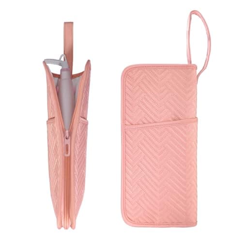 SITHON Hot Iron Holder & Mat Heat, Resistant Hair Tools Travel Bag