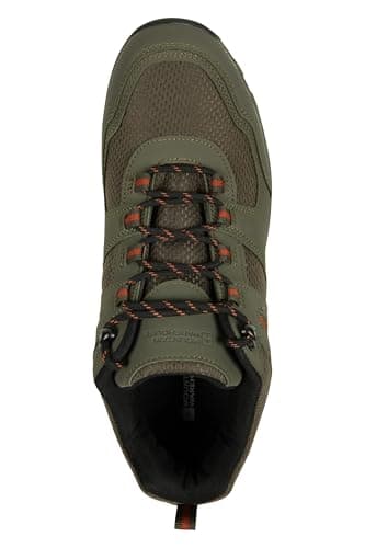 Mountain Warehouse McLeod Mens Wide-Fit Walking Shoes Khaki 9 — view 5