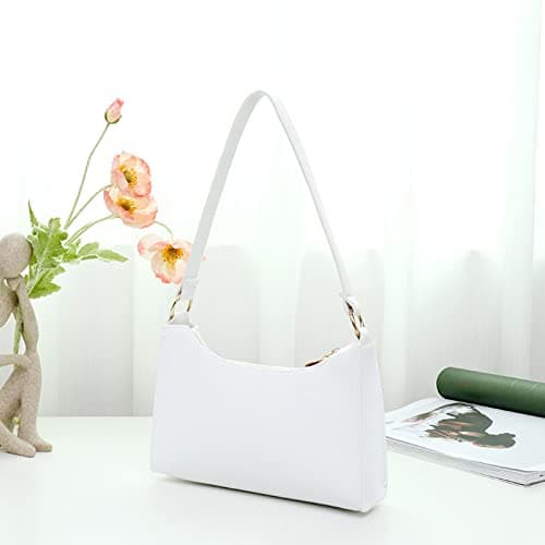 VaiKanhai Tactical Dog Harness with Pockets Women Faux Leather Plain Armpit Bag Mobile Phone Bag Shoulder Bag Bags Perfume, White, One Size — view 3