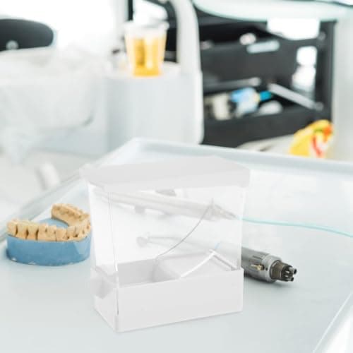 Ciieeo 2pcs Portable Cotton Roll Holder with Sealed Lid Plastic Press-on Type Dispenser Box for Cotton Rolls and Wool Organizer Suitable for Home Care and Travel Kit — view 5