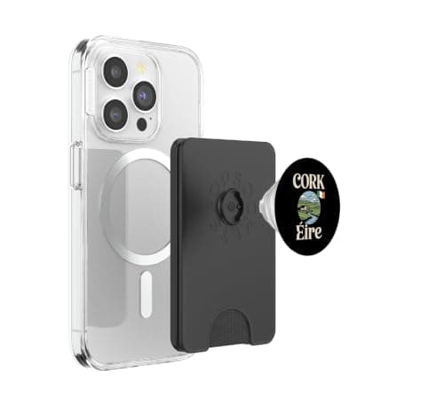 Cork Éire Travel City Irish Pride Emblem PopSockets PopWallet for MagSafe — view 3