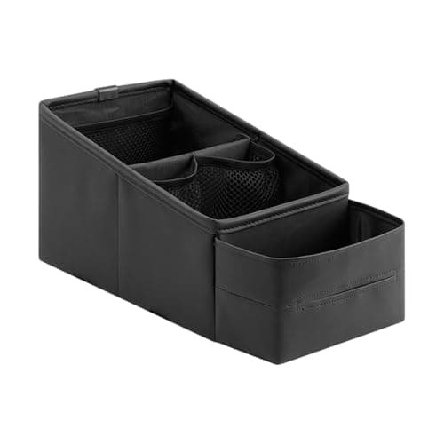 Ruhnjyg Car Storage Organizer Between Seats | Car Seat Organizer Front Seat,Automotive Organization for Truck Van Vehicle Road Trips Travel Outdoor Use — view 6