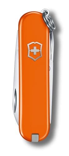 Victorinox Swiss Army Knife Classic SD, Pocket Knife, 7 Functions, Orange — view 2
