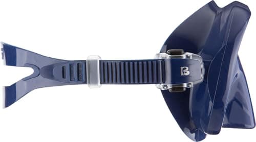 CRESSI since 1946 - Musa Frameless Diving Mask for Adults - Wide Vision Single Lens - Low Internal Volume - Pure Soft Silicone - Blue - One Size - Designed in Italy — view 6