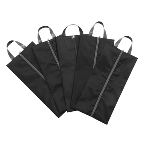 COLLBATH 5pcs Boot Packing Bags for Travel Shoe Storage Bags Organizer for Walking Boots Sport Shoes Casual Footwear for Travel