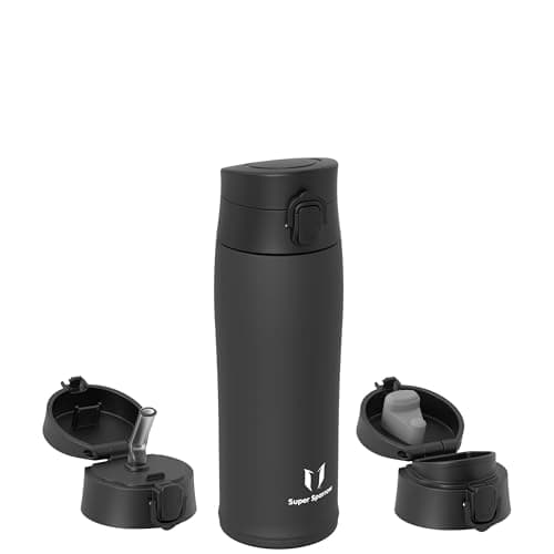 Super Sparrow Water Bottle Stainless Steel 18/8 - Travel Mug - 500ml - Insulated Metal Water Bottle - BPA Free - Leakproof Drinks Bottle — view 2