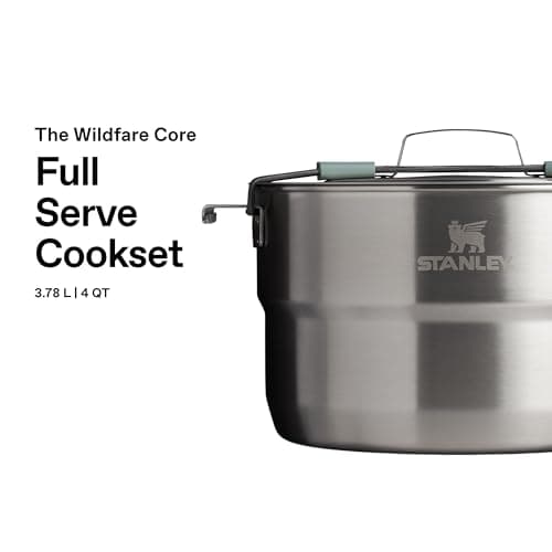 Stanley 1913 Wildfare Full Serve Cookset 3.78L - Shale/Charcoal — view 3