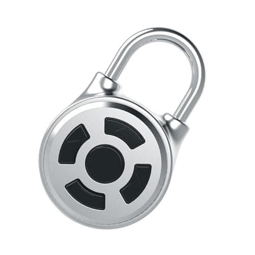 Hohopeti Smart Wireless Padlock with Keypad Password for Gym Locker, Luggage, and Outdoor Gate Lock, App-Controlled Combination Lock for Secure Travel and Home Use