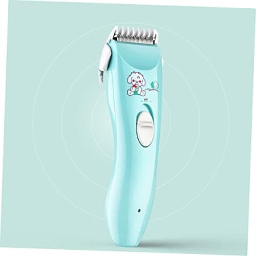 AUTSUPPL Electric Hair Clipper Sky-Blue USB Rechargeable Hair Trimmer with Safety Head Thin Tooth Spacing Portable Body Grooming Tool for Men — view 6