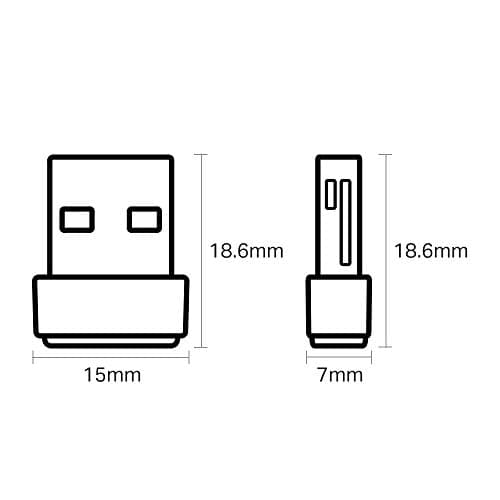 TP-Link Archer T2U Nano AC600 WiFi Dongle, Nano USB WiFi Adapter for PC — view 5