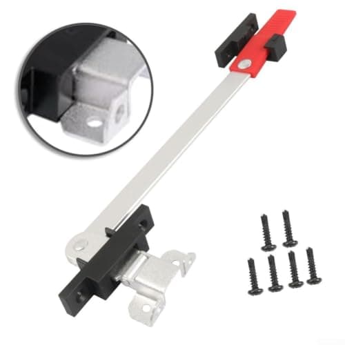 Camper Window Handle Lockable Aluminum Support Rod for RV Travel Trailers Windproof Safety Latch Kit — view 6