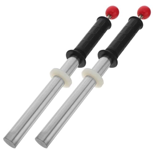 Beavorty Magnetic Puller Retractable Tool for Collecting Debris and Metal Shavings with Release Handle 2pcs Black Plastic Sleeve Magnet for Automotive and Production Line Cleanup