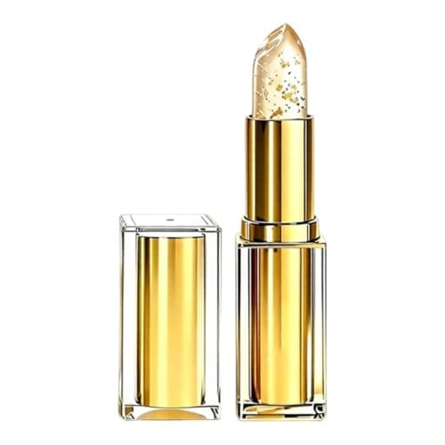 Lip Moisturiser - Colour Changing Non-Adhesive Tinted Makeup | Shine Jelly Lipstick Lip Gloss | for Women Girls Daily Office Travel Party Wedding Birthday