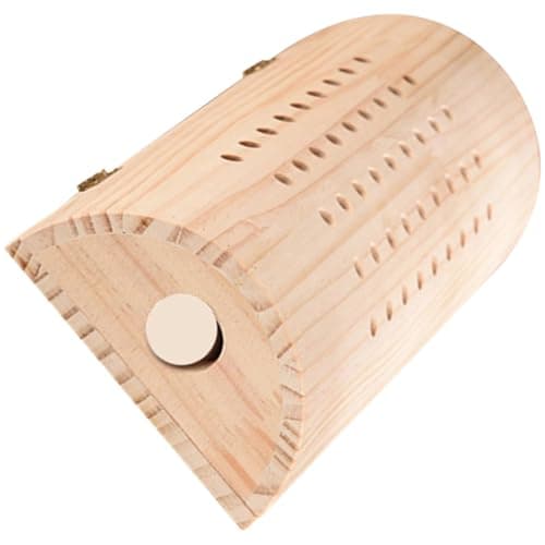 Cervical Pillow with Stainless Steel U Shaped Wooden for Home Sleeping