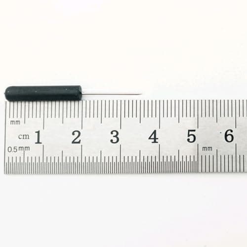 Black Plastic Push Pins 6 Pcs Cylinder Head for Travel Maps — view 2