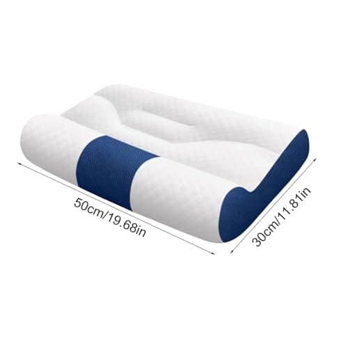 Pxcewdcx Neck Pillow for Sleeping,Cervical Cushion for Bed - Orthopedic Neck Pillow for Sleeping Night Work Back Travel Car Airplane Bedroom Home Workplace — view 6