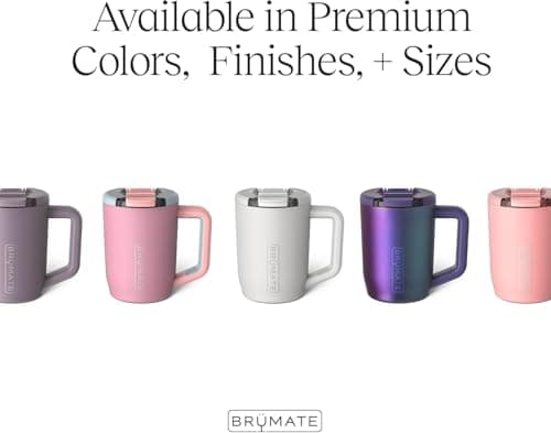 BrüMate Müv - 15oz 100% Leak Proof Insulated Coffee Mug with Handle & Lid - Stainless Steel Coffee Travel Mug - Double Walled Coffee Cup (Primrose) — view 4