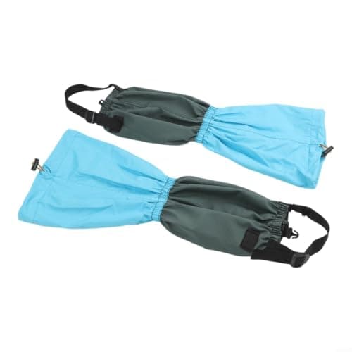 Adjustable Snow Gaiters 46cm Drawstring Boot Protectors(Teal) — view 3