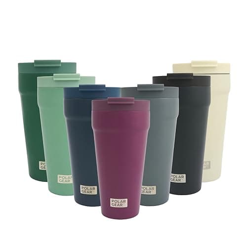 Polar Gear 470ml Coffee Cup Travel Mug, Insulated Coffee Cup w/Closure Lid