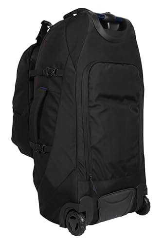 Mountain Warehouse Voyager Wheelie 50 + 20 Litre Rucksack Jet Black One Size — view 3