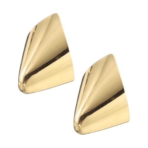 sourcing map 2Pcs Metal Shoes Pointed Protector High Heel Toe Caps Cover Durable Shoe Tip Cover Pointed Shoe Head Tips Cap for Shoe Protection Repair, Dress Shoe Protection (Gold, 31mm)