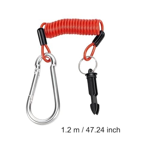 Trailer Breakaway Cable, Stainless Steel Spring Safety Towing Coiled Wire — view 3
