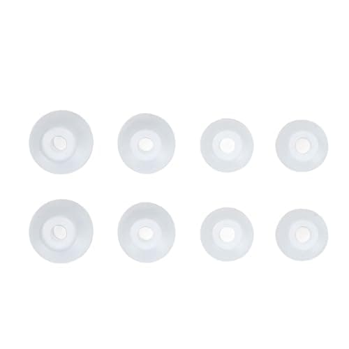 Vvikizy Replacement Earbuds Tips Soft Silicone Noise Cancelling Comfortable Fit for 4.0-5.5mm Earbuds 8 Pack — view 2