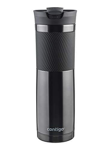 Contigo Travel Mug Byron, Stainless Steel Thermal-Mug, Coffee to go cup, 100% leakproof, Keeps hot for 7 hours, dishwasher safe lid, Bronze — view 2