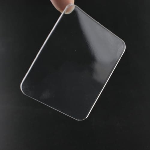 10 Count Silicone Gel Non-Slip Pads Designed for Car Dashboard Phone Mounts, Stand Bases, and Smooth Grip (Transparent) — view 2