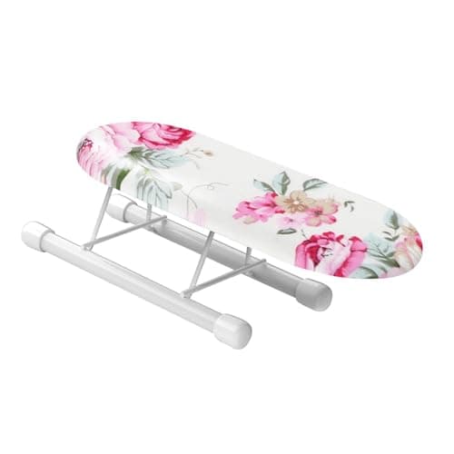 drburpily Small Folding Ironing Board Durable And Easy for Operation For Home And Travel Light Weight Metal Foldable Portable, Type 1 — view 3
