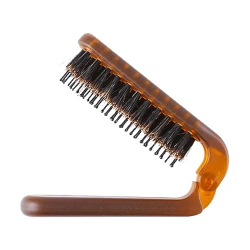 KTUXZCI Folding Brush Travel Folding Hair Tool Collapsible For Quick Maintenance Anywhere Anytime Easy To Store Hair Brush Portable Compact Pocket Size — view 2