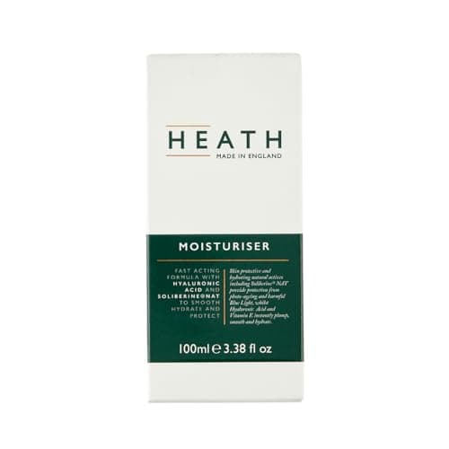 Heath Men’s Face Moisturiser 100ml, Anti-Ageing, Hydrate and Protect Skin from Damage, Fast Acting, Hyaluronic Acid For Soft And Smooth Skin, Gift For Him, Travel Size, Vegan and Cruelty Friendly — view 2