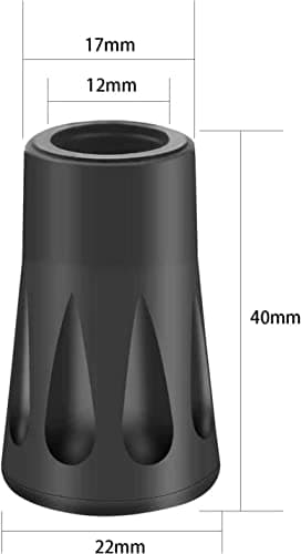 2pcs for LEKI Rubber Buffer for Walking Poles/Trekking Poles for All Standard Rubber Buffer Pads/Trekking Poles/Asphalt/Gravel/Mountains/Hiking Pole Accessories — view 2