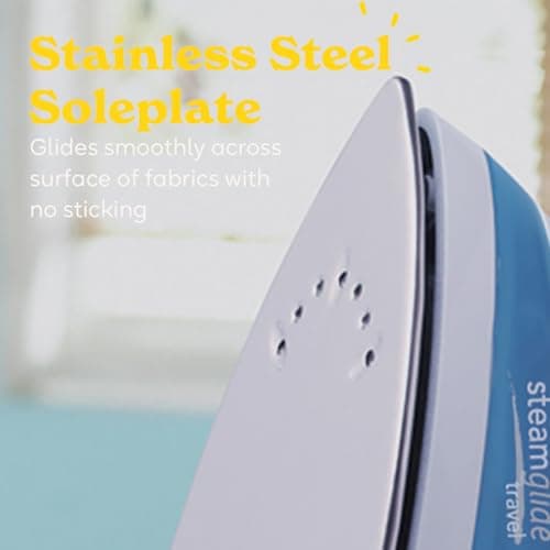 Russell Hobbs Dual Voltage Steam Glide Travel Iron, 830W, 80ml Tank — view 4