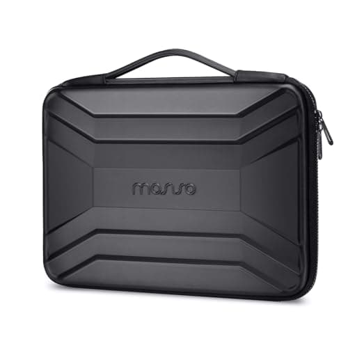 MOSISO 13-14 inch Laptop Hard Case,Waterproof Shockproof Bag, Black
