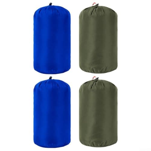 4 Pack Lightweight Drawstring Compression Bags for Travel and Camping Essentials (set3 5L)