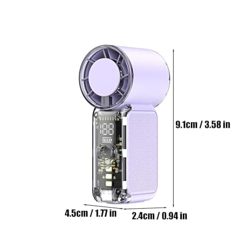 Handheld Mini Fan Portable Personal Cooling Fan Rechargeable — view 6
