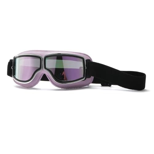 KASESSS Vintage Motocross Goggles, Dirt Bike Goggles, Foldable Ski Goggles