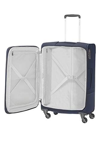 Samsonite Base Boost - Soft Luggage Suitcase 78 cm Large, Trolley Case with 4 Wheels, TSA Lock, Lightweight & Expandable, 105 L, Navy Blue — view 2