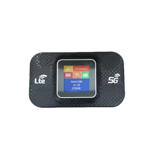 Koolenry Portable WiFi 4G Router 150Mbps 4G Wireless Router Portable Pocket Mobile Wifi Hotspot with Sim Card Slot 3650mAh Battery