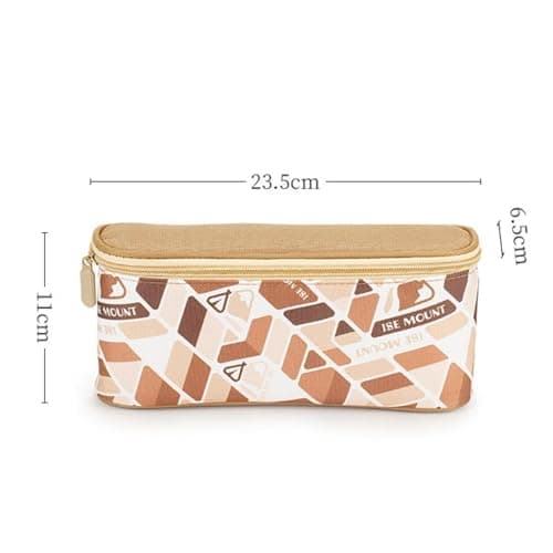 Fenteer Camping Storage Bag Pouch Handbag Multipurpose Anti Collision with Handle Organizer for Barbecue Picnic Travel Outdoor Hiking, Khaki — view 6
