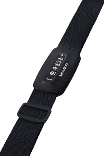 Samsonite TA Revolution – Luggage Strap with TSA Lock, Adjustable 50mm, Sturdy Click Buckle, Secure Luggage Strap for Travel, Black — view 5