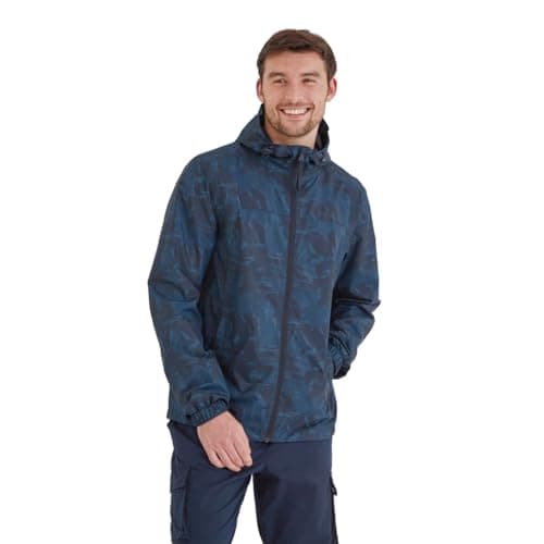 TOG24 Craven Mens Windproof Breathable Waterproof Jacket, Packaway Hood Zip