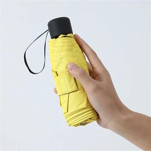 YYDPYZBD Umbrella Ultralight Mini Pocket Folding - Windproof Travel Compact Rain & Sunscreen -burgundy — view 6