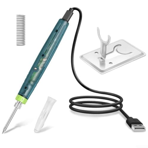 Stainless Steel USB Soldering Iron 8W Compact Tip — view 4