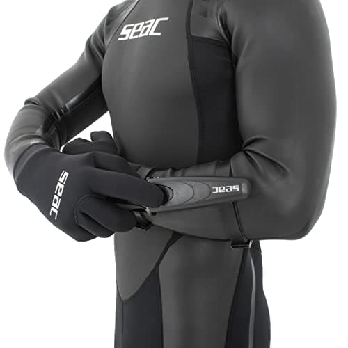 SEAC Unisex 0550017520000a Hammer Diving Knife for Apnea and Scuba Diving Dagger with Straps, Black, One Size UK — view 4