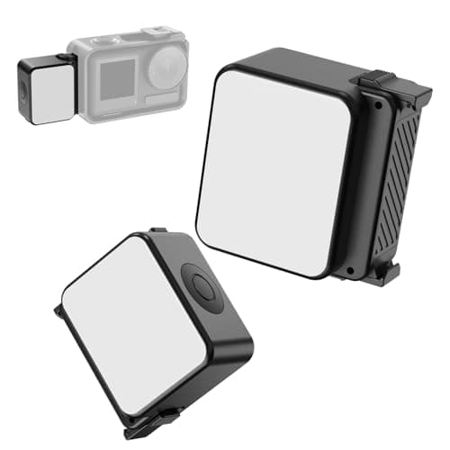 ULANZI LM18 Vlogging Light Mini LED Action Camera Video Light Magnetic Photography Lighting for DJI Osmo Action 3/4/5 Pro Camera Cage Accessories