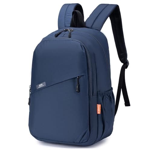 BAGZY 40x30x15cm Underseat Cabin Bag Luggage Waterproof Travel Backpack Under Seat Hand Luggage 40 x 30 x 15 British Airways jet2 Laptop Rucksack 14 Inch Lightweight Small Daypack for Work Blue