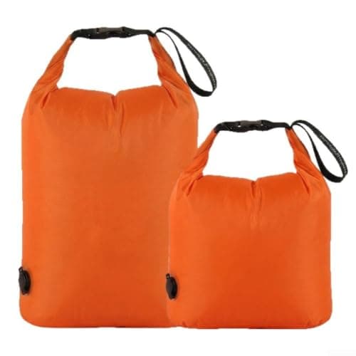 Large Compression Packing Cubes with Vacuum Seal Tech - Waterproof 70D Travel Organiser for Suitcase & Backpack - Space Saver Bag Black(Hermès Orange M(34 * 51CM)