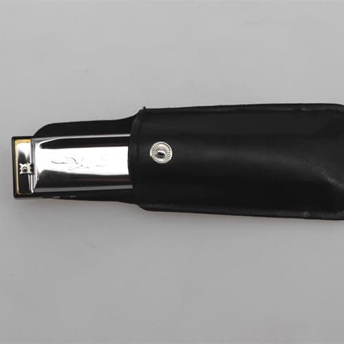 Ten-hole Box Faux Leather Protective Harmonica Storage Sleeve — view 5